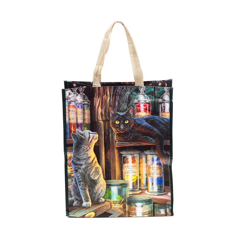 Sac de courses réutilisable Chat de l'Emporium Magique Lisa Parker