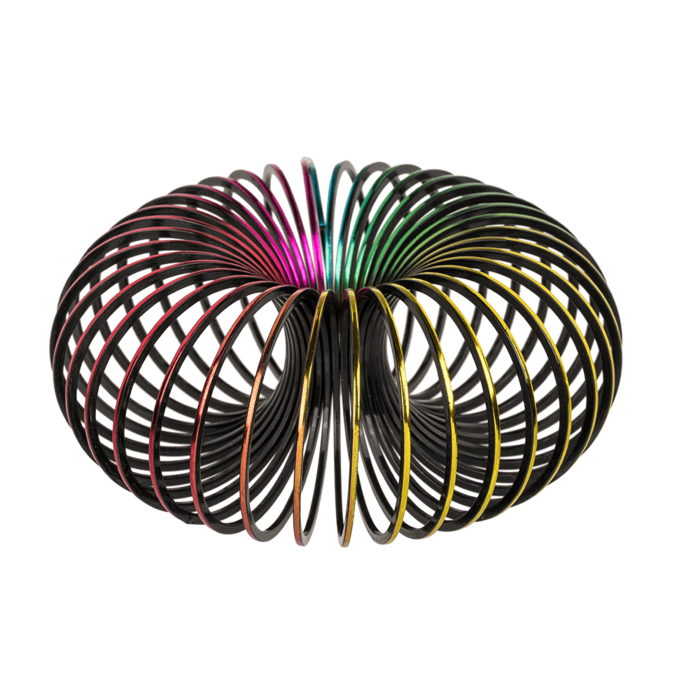 Unes Bobine en plastique, arc-en-ciel,