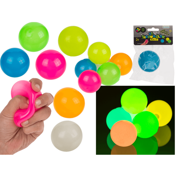 Balle XL Throw & Glow, qui brille dans le noir,
