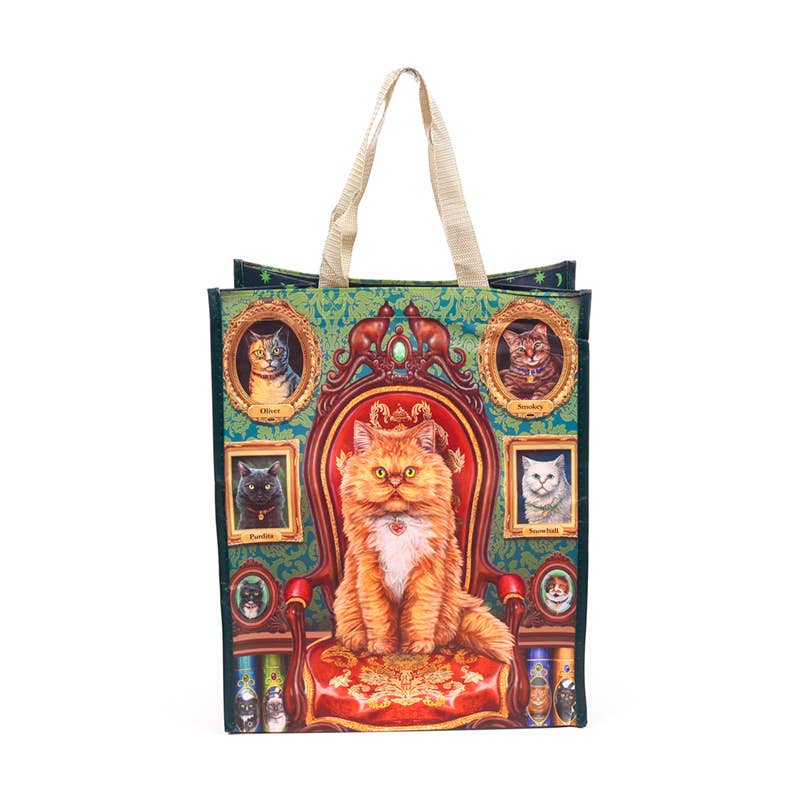 Sac de courses réutilisable Lisa Parker Folle des chats