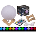 Lampe lune changeant de couleur, environ 10 cm