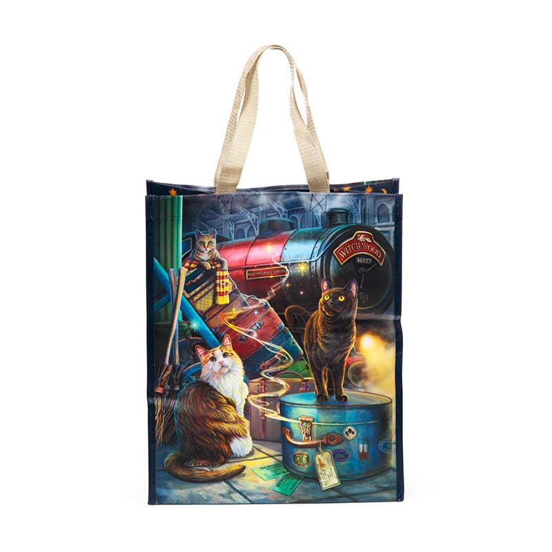 Sac de courses réutilisable Lisa Parker Witchwood Express Cat