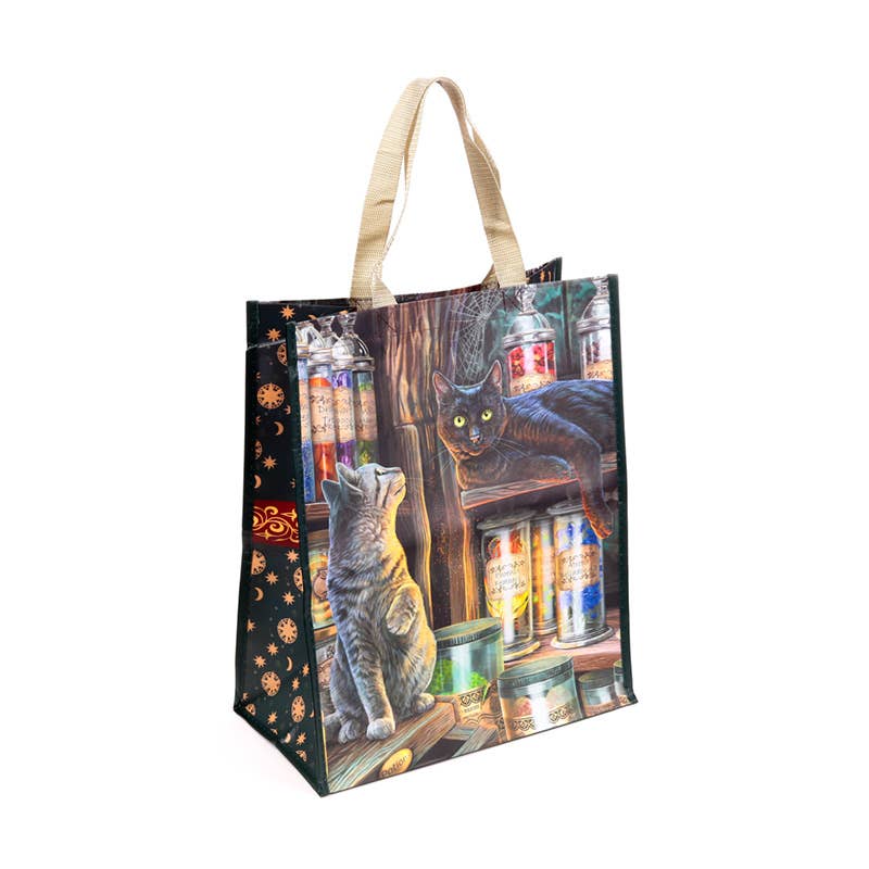 Sac de courses réutilisable Chat de l'Emporium Magique Lisa Parker