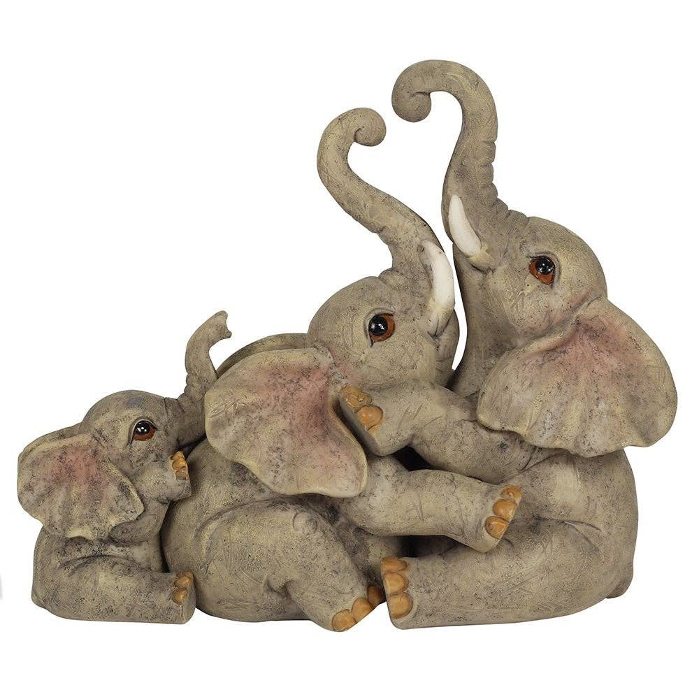 Décoration Famille d'éléphants