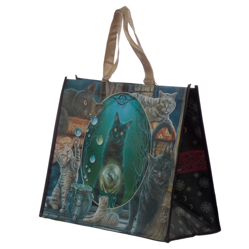 Sac de courses réutilisable Lisa Parker Magic Cat Montage