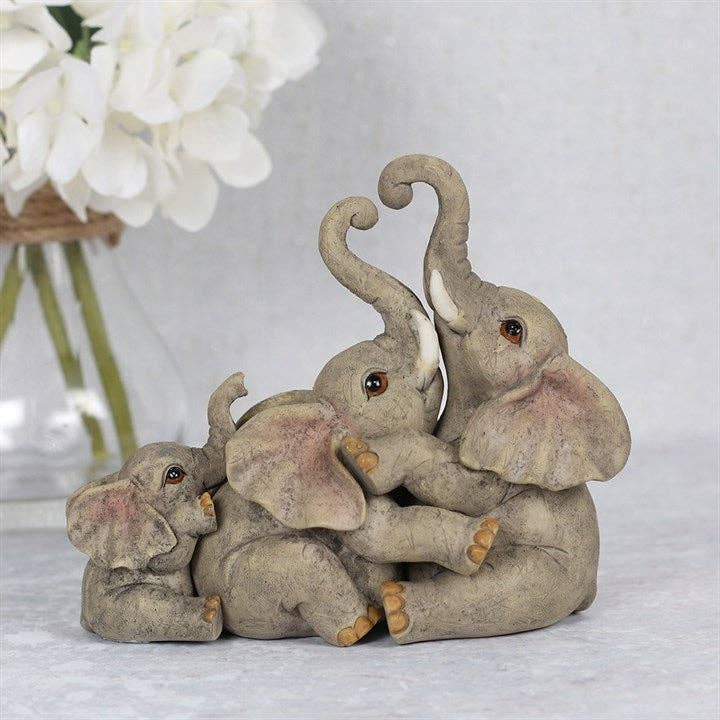 Décoration Famille d'éléphants
