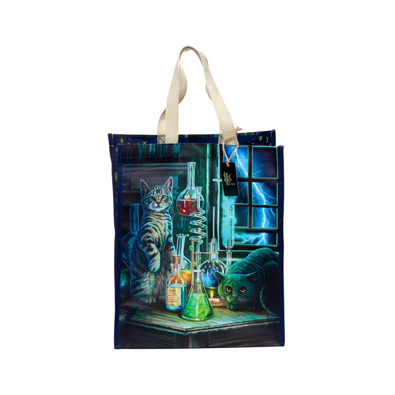 Sac de courses réutilisable Lisa Parker Jekyll and Hyde Cats