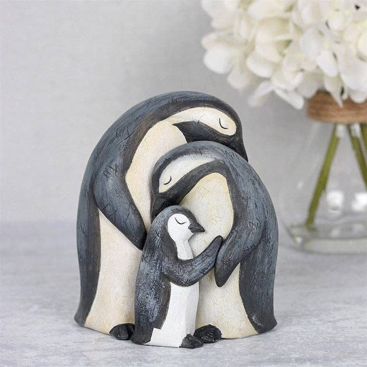 Décoration de famille de pingouins
