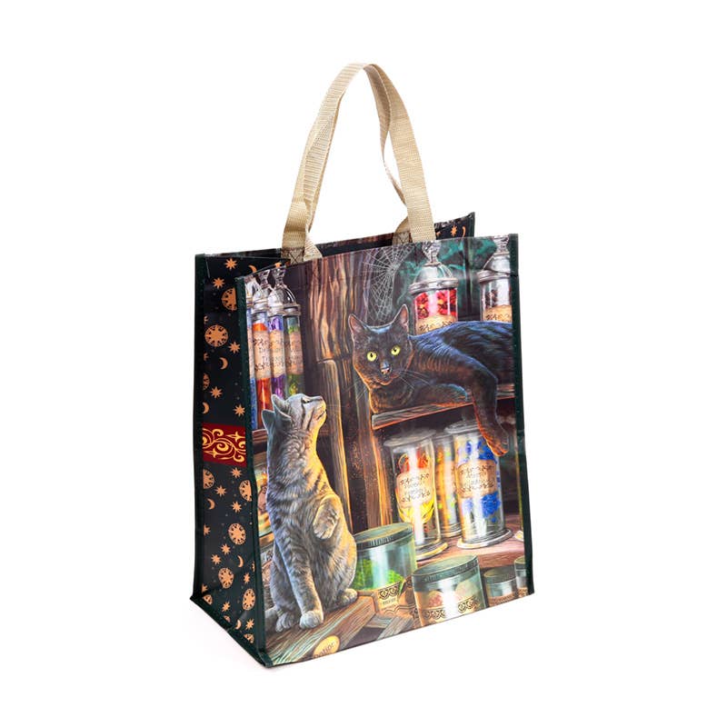 Sac de courses réutilisable Chat de l'Emporium Magique Lisa Parker