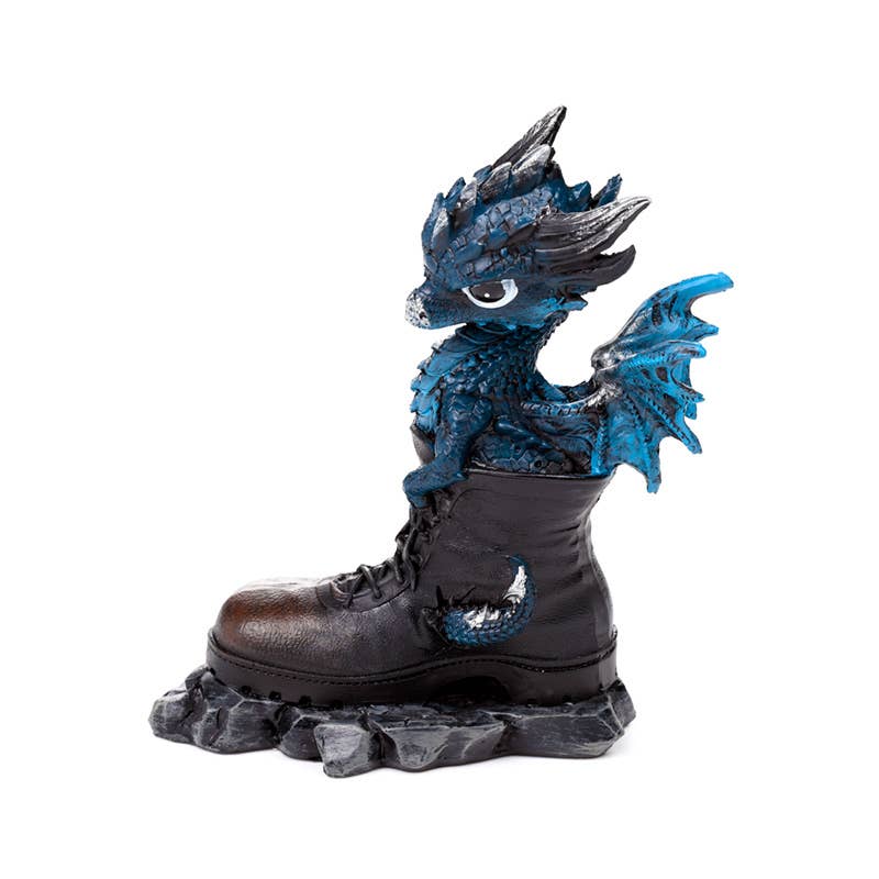 Éléments Bébé Dragon Mignon dans une Vieille Botte