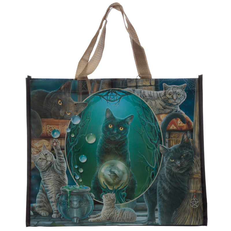 Sac de courses réutilisable Lisa Parker Magic Cat Montage