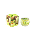Bougie au melon ARÔME 90 g en verre avec boîte
