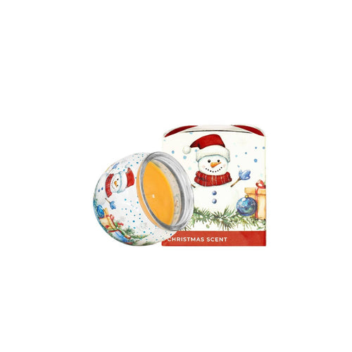 ARÔME Bougie Parfumée de Noël de 90 g en Verre avec Boîte