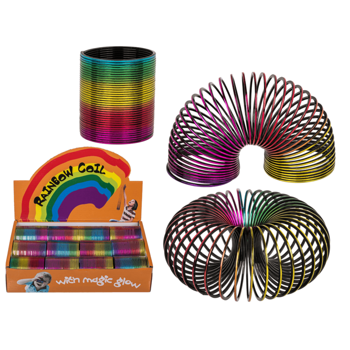 Unes Bobine en plastique, arc-en-ciel,