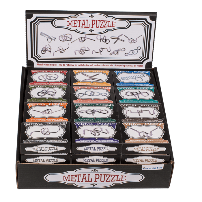 Puzzle métallique mini, environ 7 cm