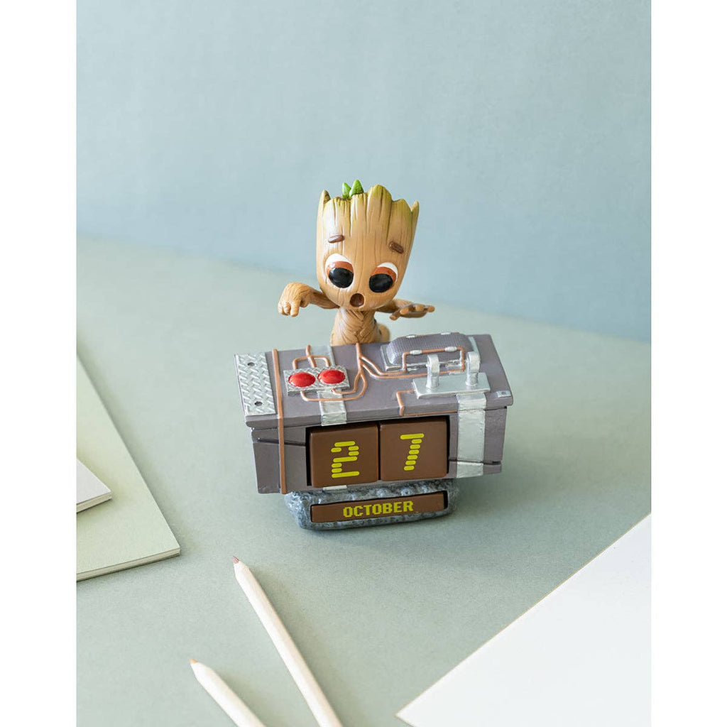 Calendrier perpétuel 3D Marvel Les Gardiens de la Galaxie Groot