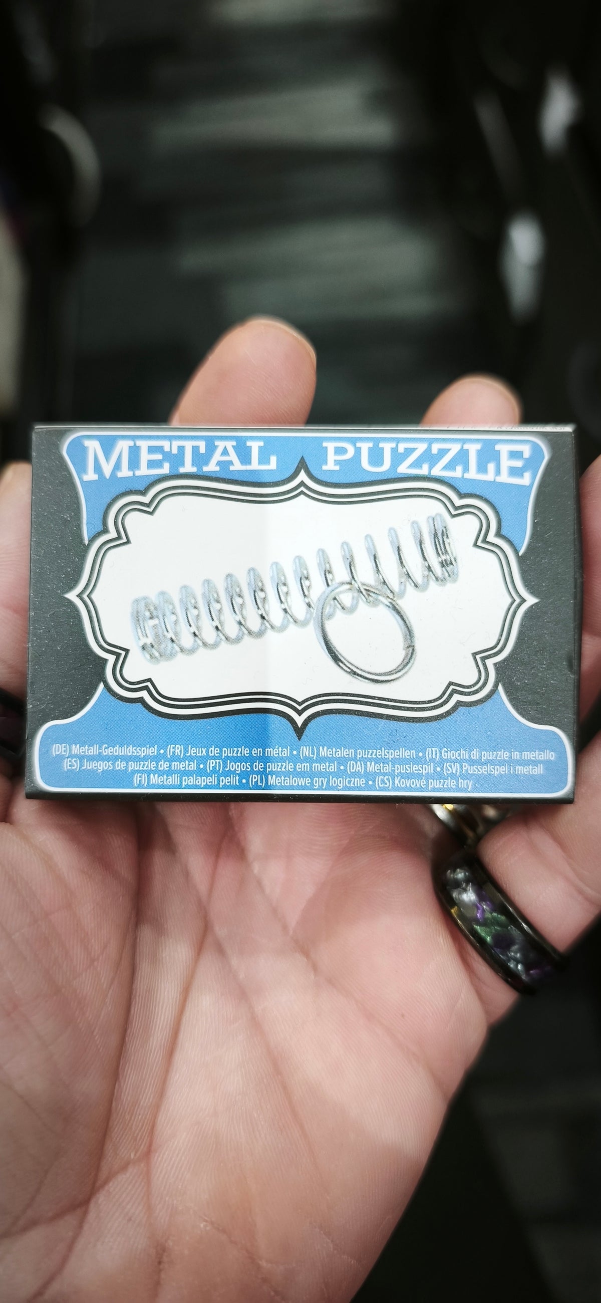 Puzzle métallique mini, environ 7 cm