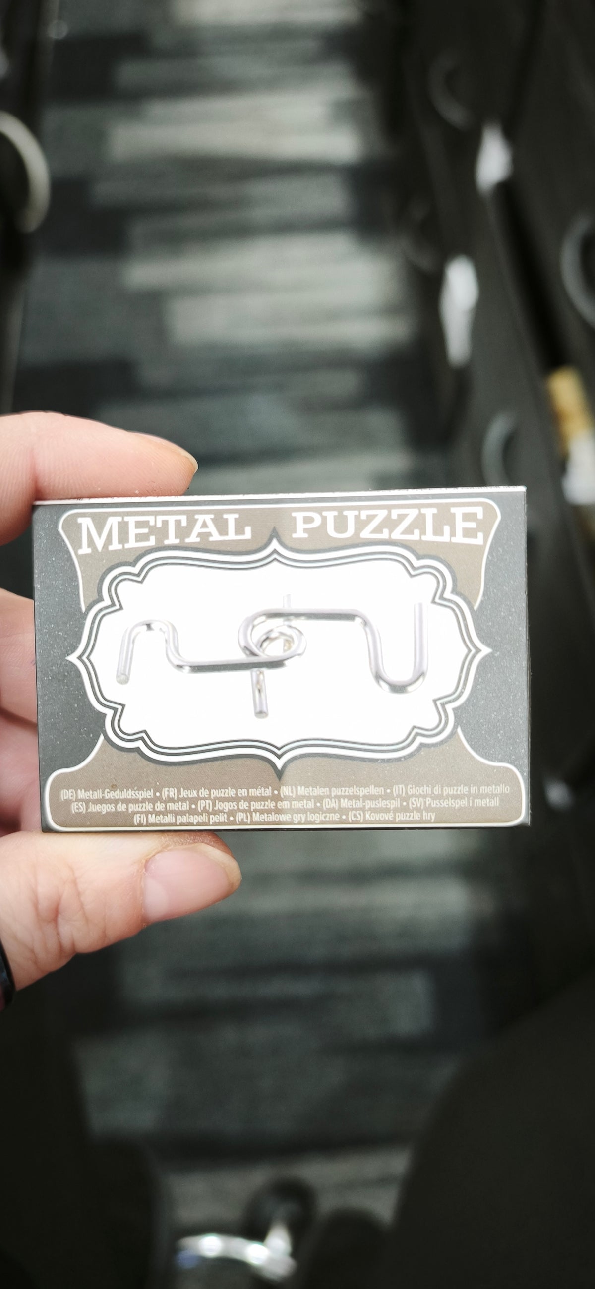 Puzzle métallique mini, environ 7 cm