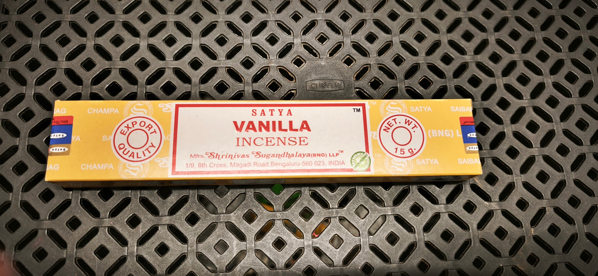 Une boîte d'encens Satya de 15g au choix.
